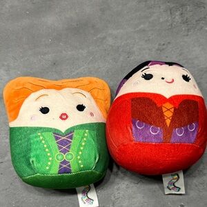 Disney squishmallow Hocus Pocus  Set - Green and Red